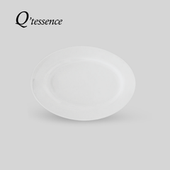 Q'TESSENCE-ĐĨA BẦU DỤC 25X18XH2CM (OVAL PLATE)