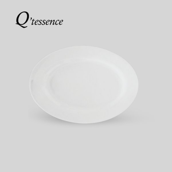 Q'TESSENCE-ĐĨA BẦU DỤC 30.5X22XH2.1CM (OVAL PLATE)