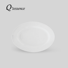 Q'TESSENCE-ĐĨA BẦU DỤC L40.5XW28.5XH3CM (OVAL PLATE)