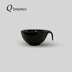 Q'TESSENCE-ĐĨA 12.5CM (MINI ROUND DISH W/HANDLE, BLACK)