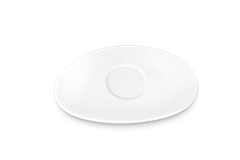 ĐĨA SỨ MÀU TRẮNG 17CM (COFFEE/TEA SAUCER)