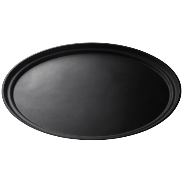 CAMBRO-KHAY NHỰA MÀU ĐEN 73.5X60CM (CAMTREAD OVAL TRAY)