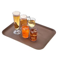 CAMBRO-KHAY NHỰA 38X51.5CM MÀU NÂU (RECTANGULAR TRAY)