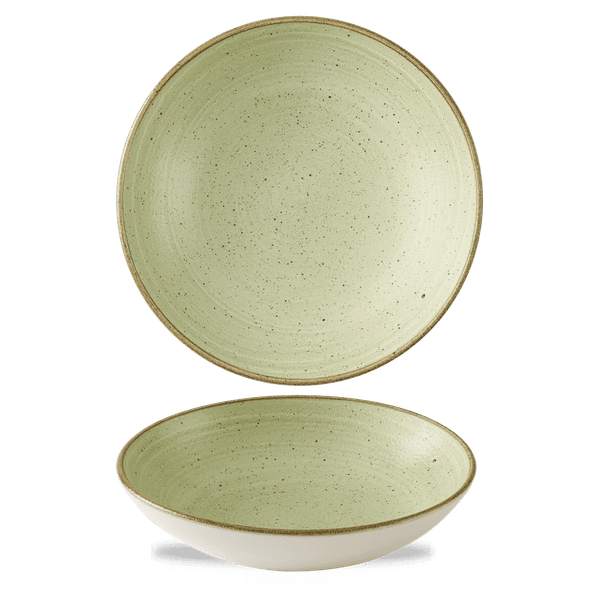 CHURCHILL-ĐĨA GỐM 24.8CM (STONECAST RAW GREEN EVOLVE COUPE BOWL)