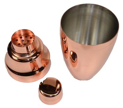 QUANTUM PRO-DỤNG CỤ PHA CHẾ INOX MÀU ĐỒNG 550ML (COCKTAIL SHAKER, COPPER PLATED)