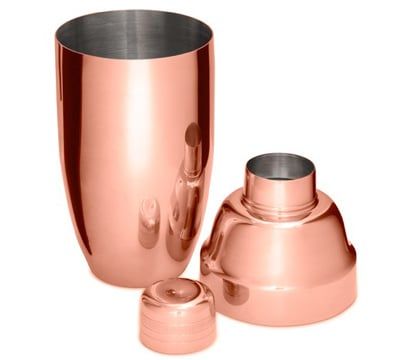QUANTUM PRO-DỤNG CỤ PHA CHẾ INOX MÀU ĐỒNG 550ML (COCKTAIL SHAKER, COPPER PLATED)
