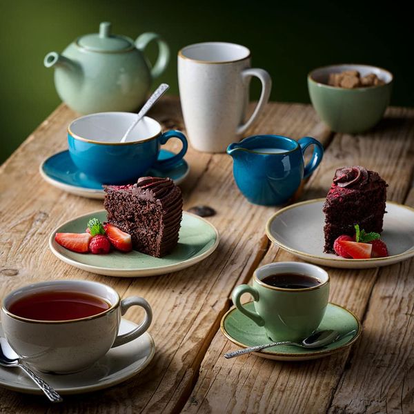 CHURCHILL-ĐĨA GỐM 16.5CM (STONECAST BARLEY WHITE SPECKLE COUPE PLATE)