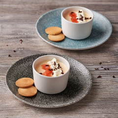 CHURCHILL-ĐĨA GỐM 21.7CM (RAKU TOPAZ BLUE PLATE)