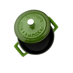 LAVA-NỒI GANG MÀU XANH LÁ 10CM 0.35L (FOLK MINI CASSEROLE)