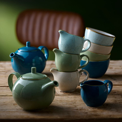 CHURCHILL-BÌNH RÓT GỐM 11.4CL (STONECAST DUCK EGG BLUE JUG)