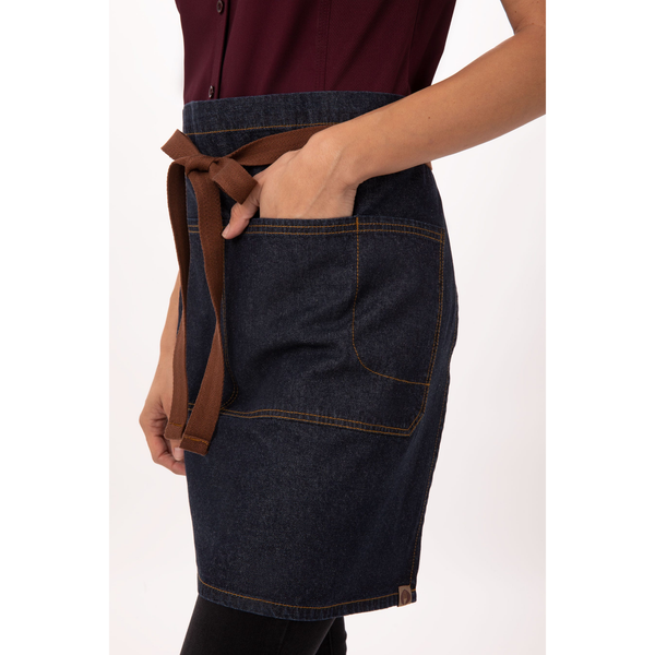 TẠP DỀ (HALF BISTRO APRON, INDIGO BLUE)