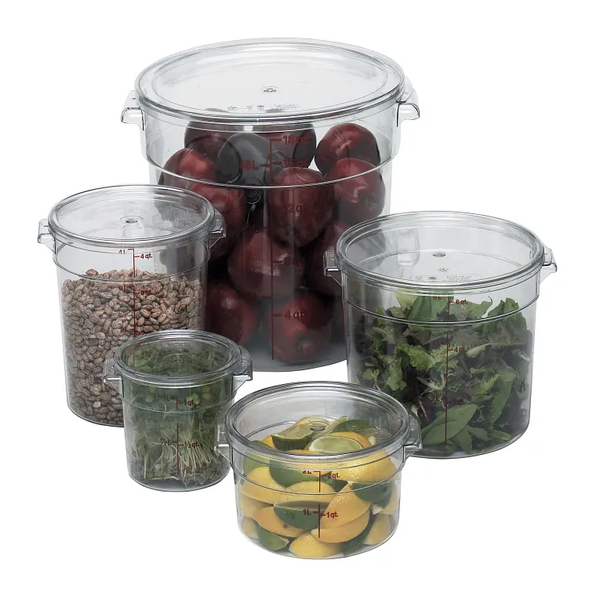 CAMBRO-HỘP NHỰA 17.2L MÀU TRONG (PC ROUND FOOD STORAGE CONTAINER)_P007230