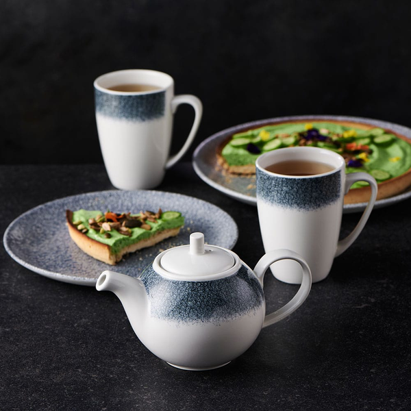 CHURCHILL-CỐC GỐM 34CL (RAKU TOPAZ BLUE MUG)