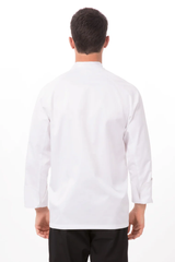 ÁO BẾP 40 (TRIESTE PREMIUM COTTON CHEF COAT, 100% COTTON, WHITE)