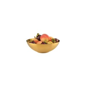 TÔ INOX D255XH85MM (CRESCENT STEEL BOWL, PVD GOLD)