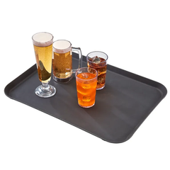 CAMBRO-KHAY NHỰA MÀU ĐEN 40.5X56CM (CAMTREAD RECT TRAY)