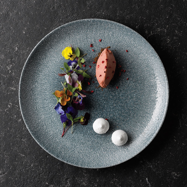 CHURCHILL-ĐĨA GỐM 28.8CM (RAKU TOPAZ BLUE PLATE)