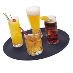CAMBRO-KHAY NHỰA MÀU ĐEN 49.5CM (CAMTREAD ROUND TRAY)