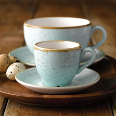 CHURCHILL-TÁCH GỐM 22.7CL (STONECAST DUCK EGG CAPPUCCINO CUP)