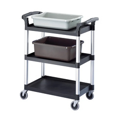 CAMBRO-XE ĐẨY 136KG MÀU ĐEN (SERVICE CART)_P015877