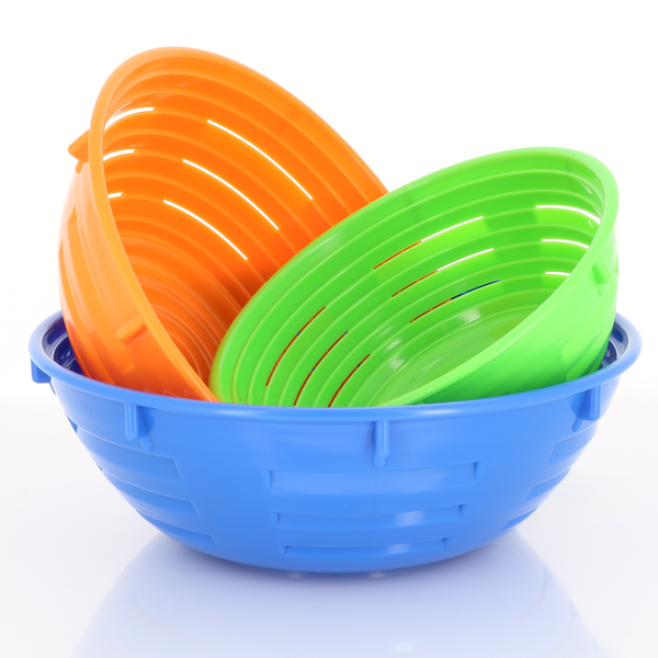 RỔ BÁNH MÌ MÀU CAM 220MM (ROUND BREAD BASKET, PP)