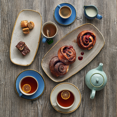 CHURCHILL-ĐĨA GỐM 35.5X18.9CM (STONECAST PEPPERCORN GREY CHEFS' OBLONG PLATE)