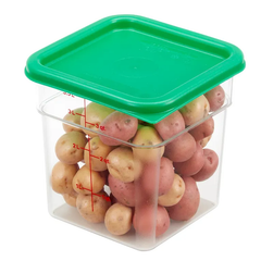 CAMBRO-HỘP NHỰA TRONG SUỐT 18.5X18.5XH18.7CM, 3.8L (FOOD CONTAINER)
