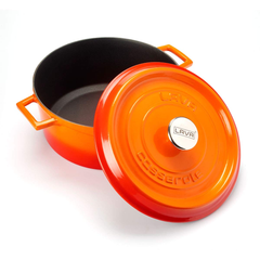 LAVA-NỒI GANG MÀU CAM 28CM 6.71L (TRENDY ROUND CASSEROLE)