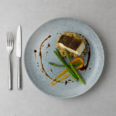 CHURCHILL-ĐĨA GỐM 28.8CM (RAKU TOPAZ BLUE PLATE)