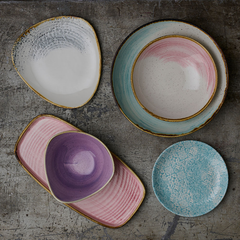 CHURCHILL-ĐĨA GỐM 16.5CM (MED TILES AQUAMARINE PLATE)