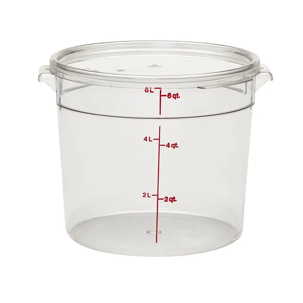CAMBRO-NẮP NHỰA 5.7L & 7.6L MÀU TRONG (ROUND COVER)_P013537