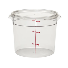 CAMBRO-NẮP NHỰA 5.7L & 7.6L MÀU TRONG (ROUND COVER)_P013537