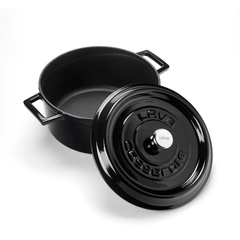 LAVA-NỒI GANG MÀU ĐEN D10CM 0.35L (CASSEROLE)
