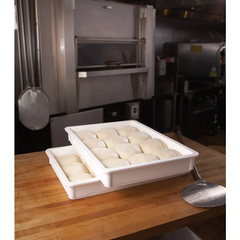 CAMBRO-HỘP NHỰA MÀU TRẮNG 46X66X7.6CM (PIZZA DOUGH BOX)