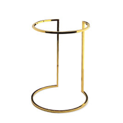 ATHENA-KỆ TRƯNG BÀY INOX D220XH340MM (CRESENT DISPLAY RISER, PVD GOLD)_P037674