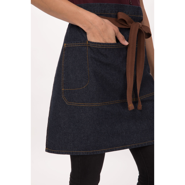 TẠP DỀ (HALF BISTRO APRON, INDIGO BLUE)