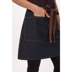 TẠP DỀ (HALF BISTRO APRON, INDIGO BLUE)