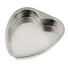 KHUÔN BÁNH 160X150X35MM (HEART SHAPE MOULD, ROLLED EDGES) P008208