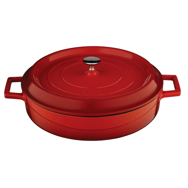 LAVA-NỒI GANG MÀU ĐỎ 32CM 5.66L (MULTI PURPOSE CASSEROLE)