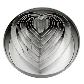 CUTLERY PRO-DỤNG CỤ CẮT 50MM (PASTRY CUTTER, 7PCS, HEART)_P006973