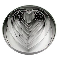 CUTLERY PRO-DỤNG CỤ CẮT 50MM (PASTRY CUTTER, 7PCS, HEART)_P006973