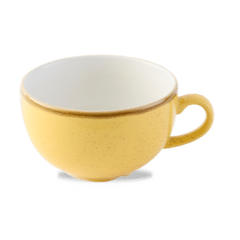 CHURCHILL-TÁCH GỐM 22.7CL (STONECAST MUSTARD SEED YELLOW CAPPUCCINO CUP)