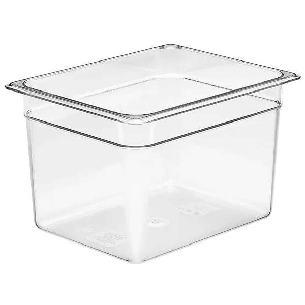 CAMBRO-KHAY NHỰA TRONG SUỐT 26.5X32.5X20CM (PC FOOD PAN GN 1/2)