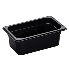 CAMBRO-KHAY NHỰA MÀU ĐEN 26.5X16.2XH10CM, 2.5L (PP FOOD PAN GN1/4)