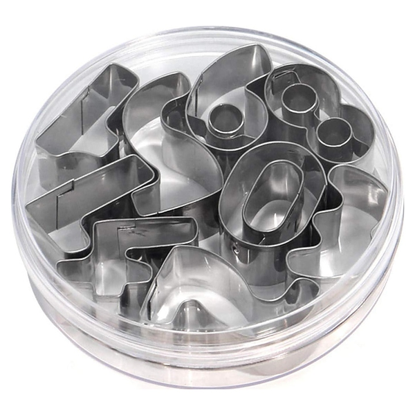 CUTLERY PRO-BỘ KHUÔN CẮT BỘT 20MM (PASTRY CUTTER NUMBER, 9PCS SET)_P000543