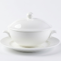 NAKANO-NẮP THỐ SỨ 14.4X11.5X9CM (LID FOR SOUP BOWL)