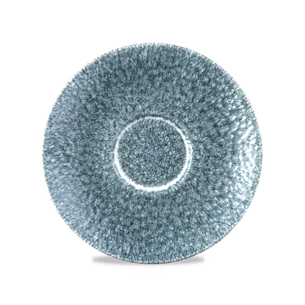 CHURCHILL-ĐĨA GỐM 15.6CM (RAKU TOPAZ BLUE SAUCER)