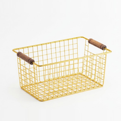 ATHENA-RỔ INOX 200X320XH150MM (FOOD BASKET, PVD GOLD))
