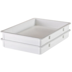 CAMBRO-HỘP NHỰA MÀU TRẮNG 46X66X7.6CM (PIZZA DOUGH BOX)