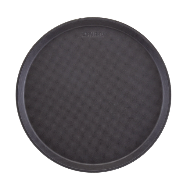 CAMBRO-KHAY NHỰA MÀU ĐEN 35.5CM (CAMTREAD ROUND TRAY)